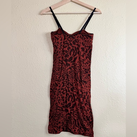 Intimately x Free People | Leopard Bodycon Dress with Shelf Bra - Size XS / S - Picture 3 of 4